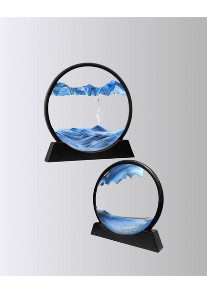 Zihin Açıcı Kum Manzarası – 3D Dinamik Kum Tablosu, Dekoratif, Dönüştükçe Yenilenen Sakinleştirici Sanat Eseri fırsatları