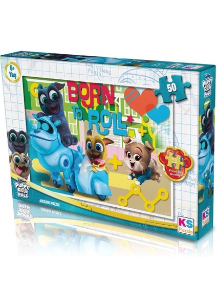PDP709 Ks Puppy Dog Pals / 50 Parça Puzzle