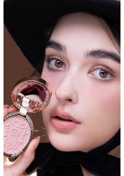 Chocolate Wonder-Shop Embossed Blush Lüks Pudra Allık fırsatları