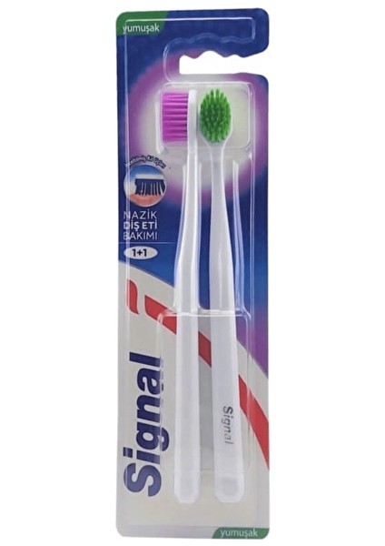 Diş Fırçası Nazik Diş Eti Bakımı 1+1 (4 Adet)