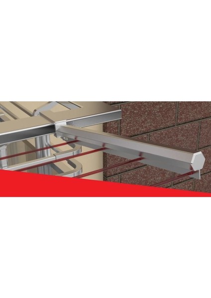 Profil Alüminyum Balkon Çamaşır Kurutmalığı 60X25 modelleri