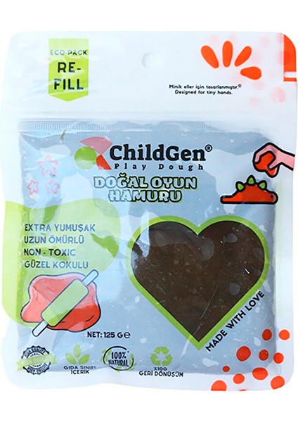 Doğal Oyun Hamuru Yedek Paket 9X125 gr (2 Adet) modelleri