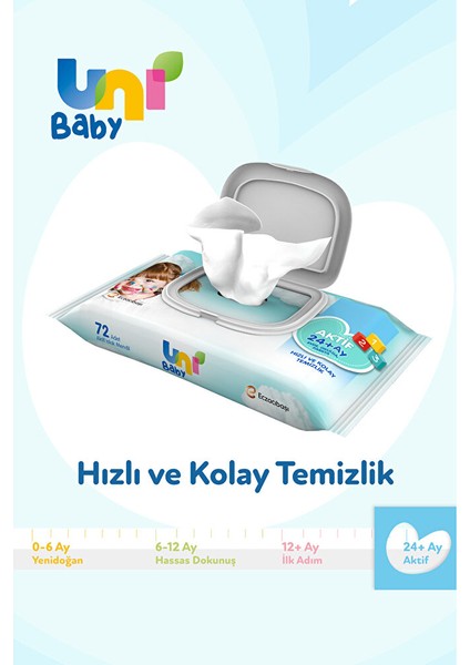 Aktif Bebek Islak Mendil 24+ Ay 3X52 Adet (4 Adet) modelleri