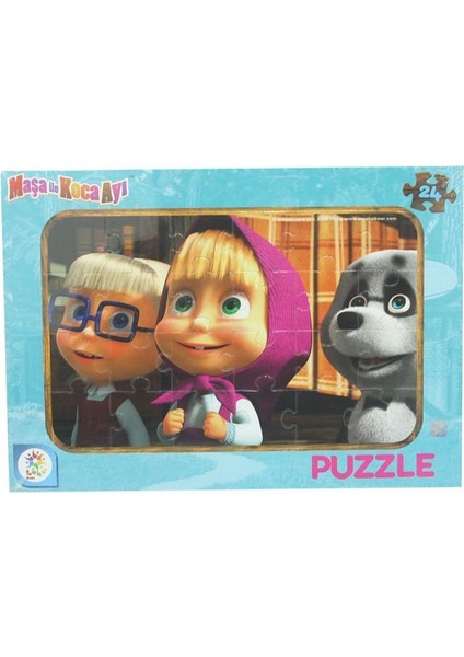 Maşa Koca Ayı 24 Parça Frame Puzzle MS7537 (4 Adet) fiyatları