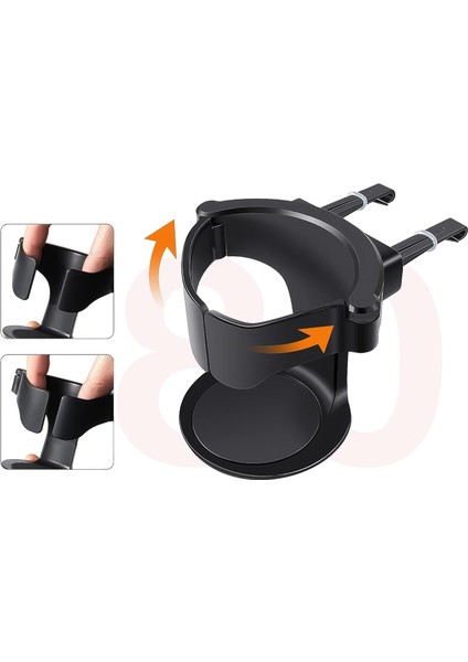 Citroen C3 2010-2011-2012-2013-2014-2015-2016 Araç Bardak Tutucu Ayarlanabilir – Abs Malzeme, Kaymaz Pedli, Havalandırma Klipsli, 93X73X86MM Paralel Havalandırma Çıkış Için Uyumludur fiyatları