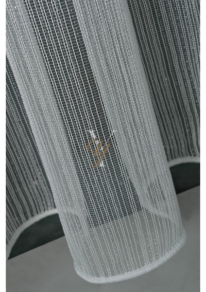 Yasemin Raporlu Çelik Tül Perde V-Gümüş indirimleri