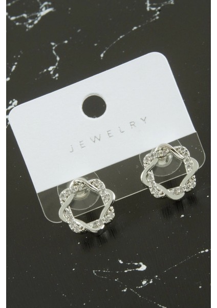 Sargılı Zirkon Taşlı Küpe