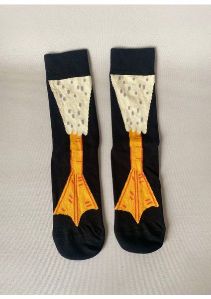Ördek Ayağı Desenli Unisex Soket Çorap (1 Çift) – Eğlenceli Funny Socks Premium Kalite