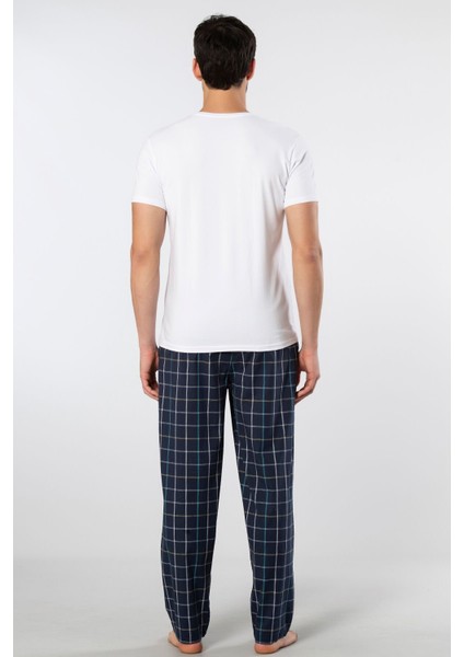 Erkek Dokuma Pijama Takımı 2238/LACIVERT 8 fiyatları