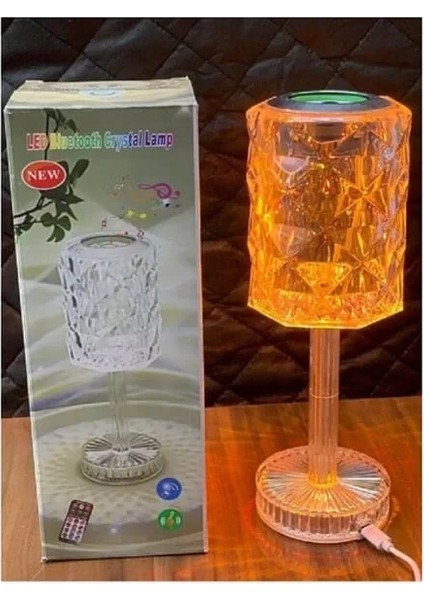 Kristal Masa Lamba Rgb Bluetooth Hoparlörlü Gece Lambası HX-222 fiyatları
