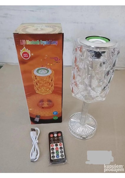 Kristal Masa Lamba Rgb Bluetooth Hoparlörlü Gece Lambası HX-222 fırsatları