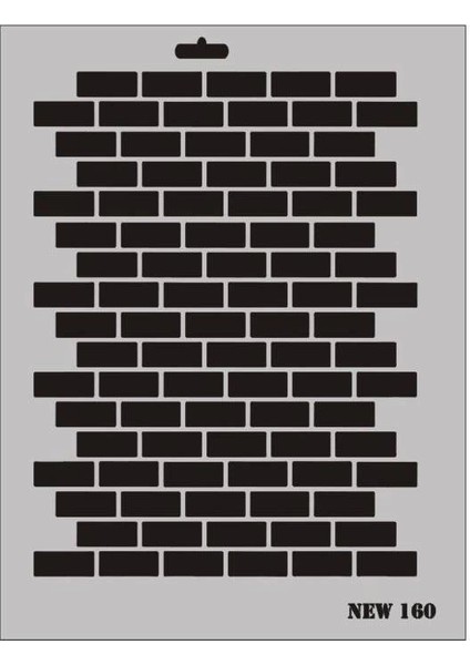 Rich New Seri N-160 Stencil 35X25 cm