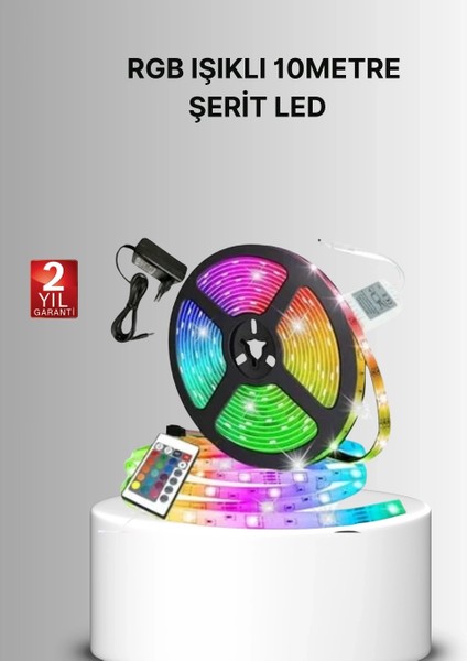 Uzaktan Kumandalı Rgb Smart Şerit LED Işık Esnek ve Taşınabilir Dekorasyon