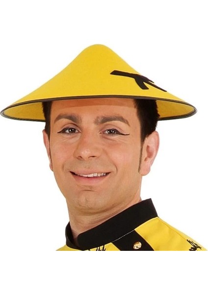 Uzak Doğu Asyalı Şapkası Sarı Renk modelleri