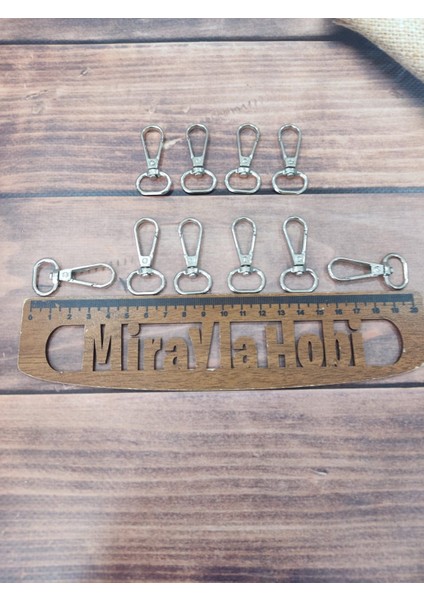 Çanta Aksesuar Ponpon Kanca 2 cm (10 Adet)