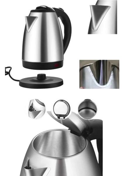 Kettle C F Tipi 220-240V Paslanmaz Çelik Elektrik Kablolu Otomatik Kapanma indirimleri