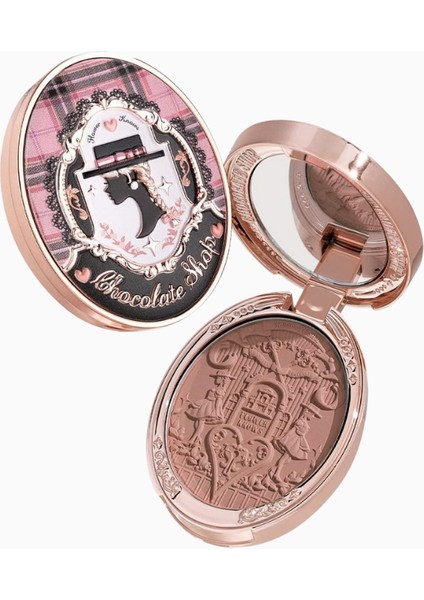 Chocolate Wonder-Shop Embossed Blush Lüks Pudra Allık