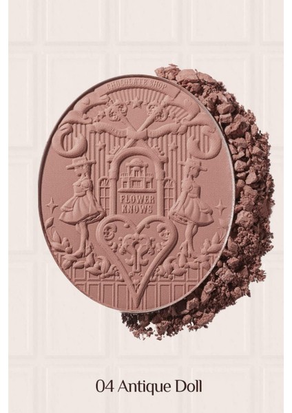 Chocolate Wonder-Shop Embossed Blush Lüks Pudra Allık modelleri