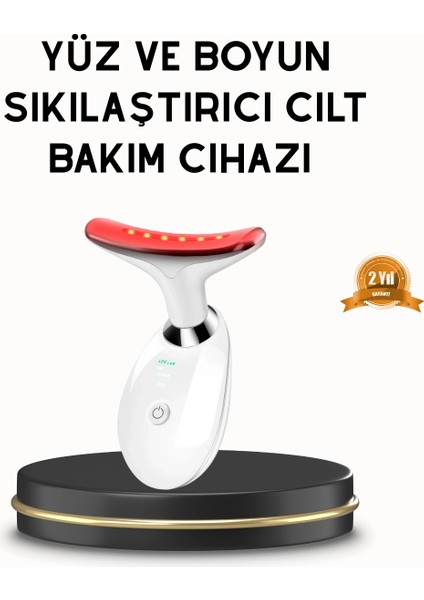 Boyun ve Gıdı Toparlayıcı Ems Cilt Sıkılaştırıcı 7000 Titreşim Isı Terapisi