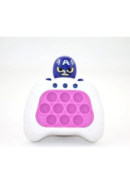 Işıklı Müzikli Pop-It Captain America Tasarımlı