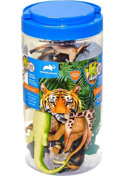 SH-D6401 Vahşi Hayvan Oyun Seti 23 cm