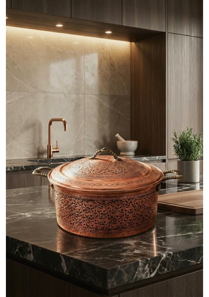 Sultan’s Feast Özel El Oyması Bakır Tencere fiyatları