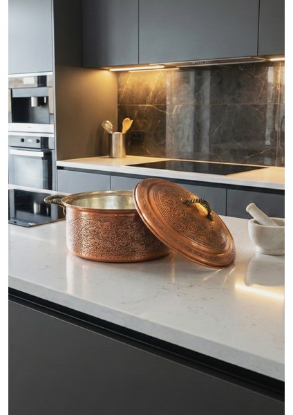 Sultan’s Feast Özel El Oyması Bakır Tencere fırsatları