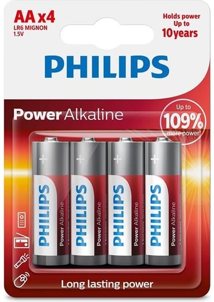 Alkaline Aa Lr6 1.5V Kalem 4'lü (LR6P4B/10)