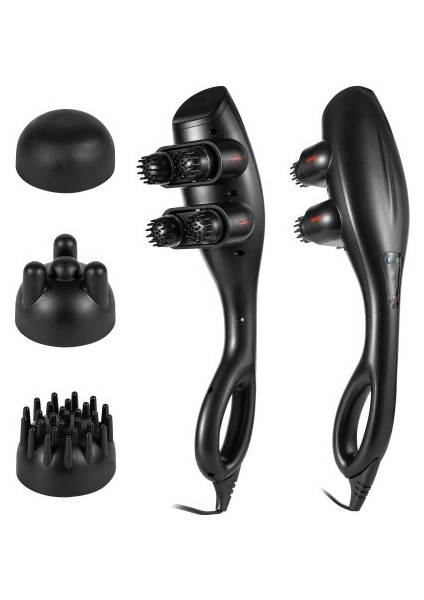 Elektrikli 4 Başlıklı Vücut Masaj Aleti