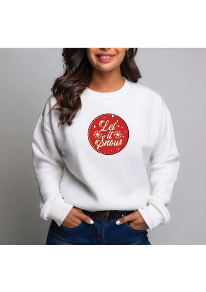 Yılbaşı Temalı Kadın Sweatshirt