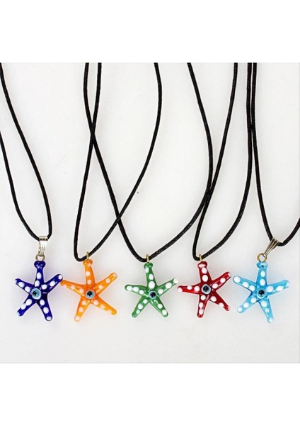 Ieg Deniz Yıldızı Cam Kolye