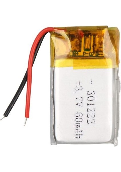 301222 3.7V 60MAH Lityum Polimer (Li-Po) Batarya Ciklet