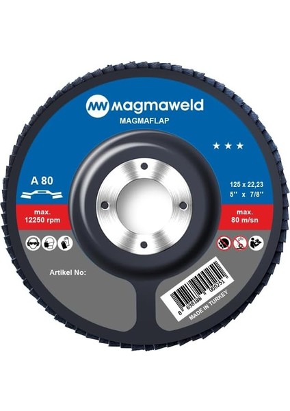 Magmaflap 80 Kum-Ao 125X22 mm 10 Adet