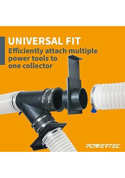 70108-P6 10 cm Toz Toplayıcı/vakum Bağlantıları Için Blast Gate – 6pk