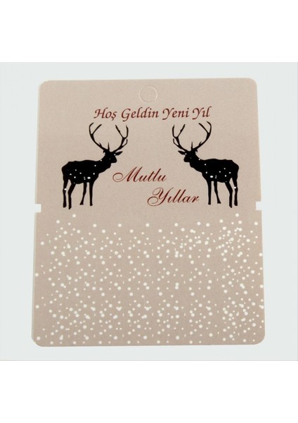 Mutlu Yıllar Bileklik Kartı 200 Adet