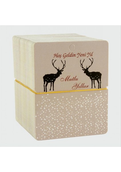 Mutlu Yıllar Bileklik Kartı 200 Adet fiyatları