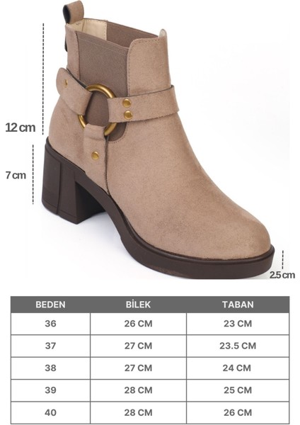 Nannie Metal Tokalı Kadın Bot fiyatları