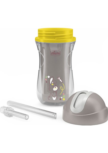 Isı Yalıtımlı Pipetli Su Matarası 14+ Ay 266 ml Unisex (2 Adet)