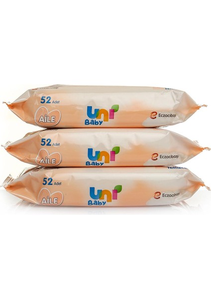 Aile Islak Mendil 3X52 Adet (2 Adet)