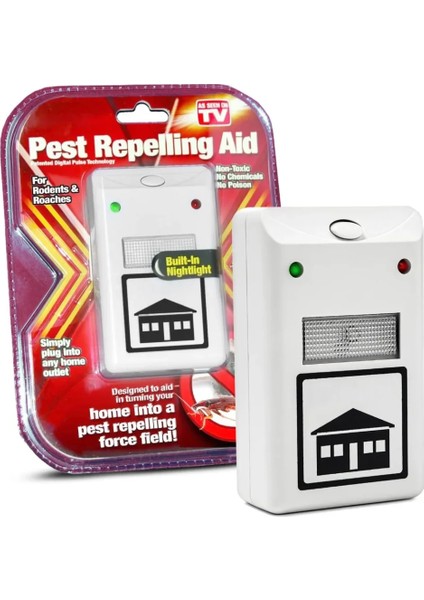 Pest Repeller Böcek Sinek Haşere Fare Kovucu Ultrasonik Zararlı Kovar Cihaz indirimleri