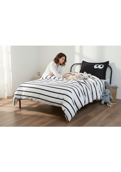 Junior Nevresim Seti Tek Kişilik Siyah