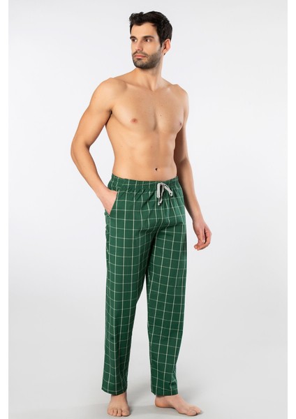 Erkek Dokuma Pijama Tek Alt 2240/YEŞIL 4 fiyatları