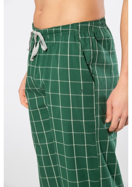 Erkek Dokuma Pijama Tek Alt 2240/YEŞIL 4 modelleri