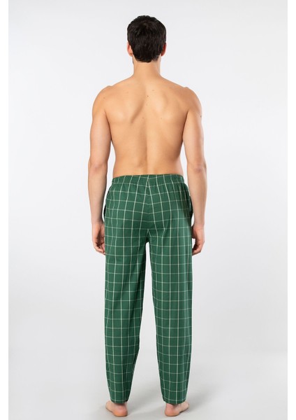 Erkek Dokuma Pijama Tek Alt 2240/YEŞIL 4 fırsatları