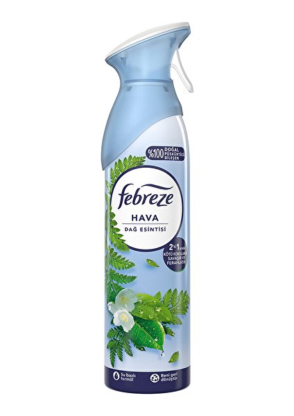 Oda Kokusu Aerosol 185 ml Dağ Esintisi (5 Adet)