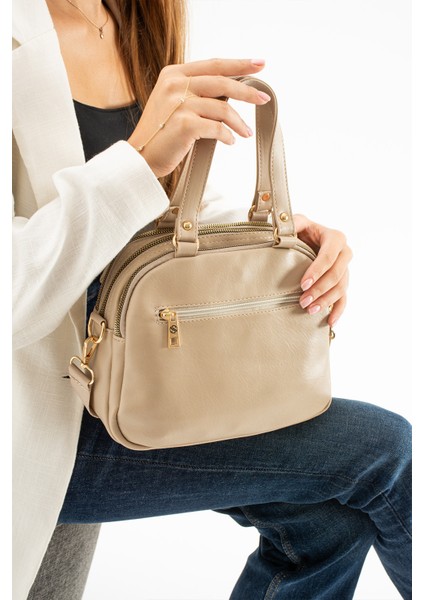 Yumuşak Çok Gözlü Geniş Hacim Hafif Yapı Kadın El ve Omuz Çantası modelleri