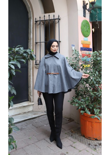 Kemerli Kaşe Pelerin fiyatları