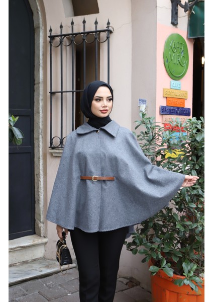 Kemerli Kaşe Pelerin fırsatları