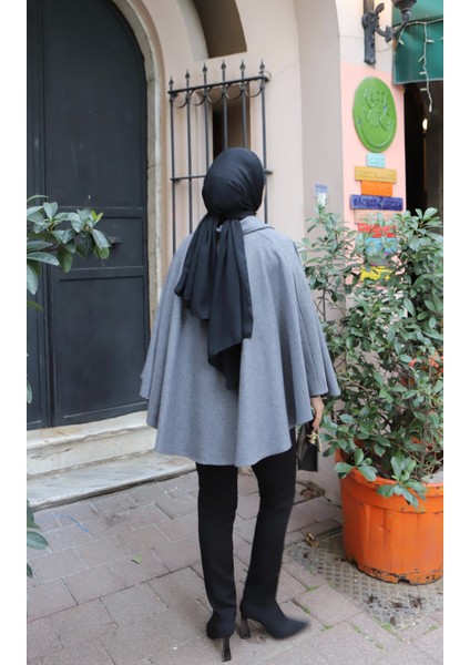 Kemerli Kaşe Pelerin indirimleri