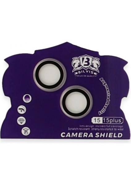 Ieg iPhone 15 Bilvis Titan Kamera Lens - Pembe fiyatları